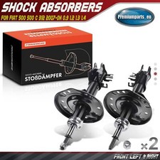 2x Shock Absorbers Front for Fiat 500 500 C 312 2007-2021 0.9 1.2 1.3 1.4 333766