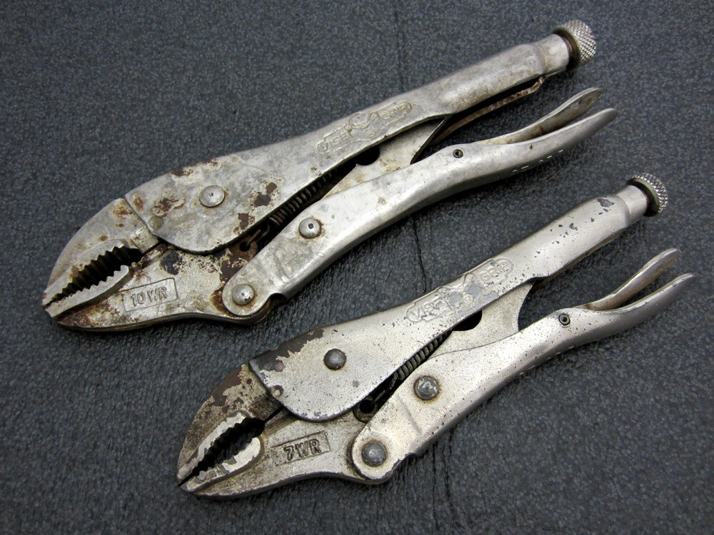 【新品未使用】USA PETERSEN社製 VISE GRIP 7WR VINTAGE PETERSEN DEWITT VISE GRIP 7WR CURVED JAW LOCKING