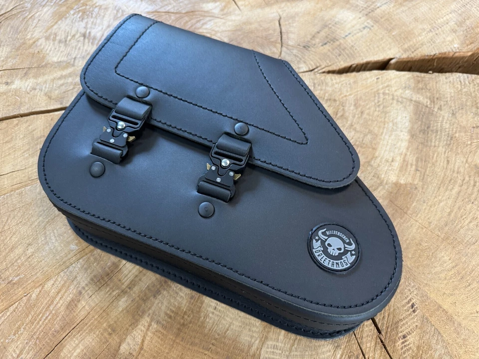 Bolso Lateral Manitou Negro + Soporte Swing Scout XS Compatible con Indian Scout Foto 4 de 4