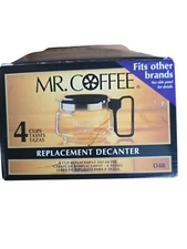New Mr Coffee 4 Cup Replacement Decanter D4B In Brown