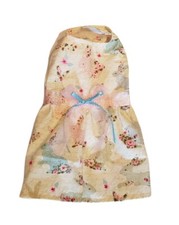 Bunnies with Roses on Words Easter Dress Dog Puppy Teacup Pet Clothes XXXS XS