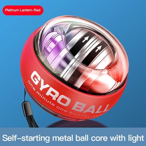 Wrist Ball Muscle Power Ball Strength Trainer Gyro Arm Exerciser With LED Light - Picture 29 of 29