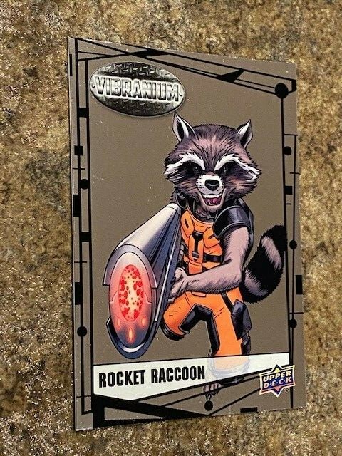 2015 Marvel Vibranium Base Chrome #09 #9 ROCKET RACCOON Combo Shipping😍💥*