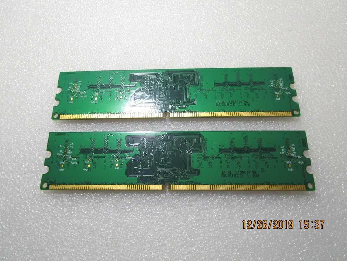 512MB メモリ 2セット　計 1GB Samsung DDR2 512MB PC2-5300 メモリ 2枚セット - メルカリ