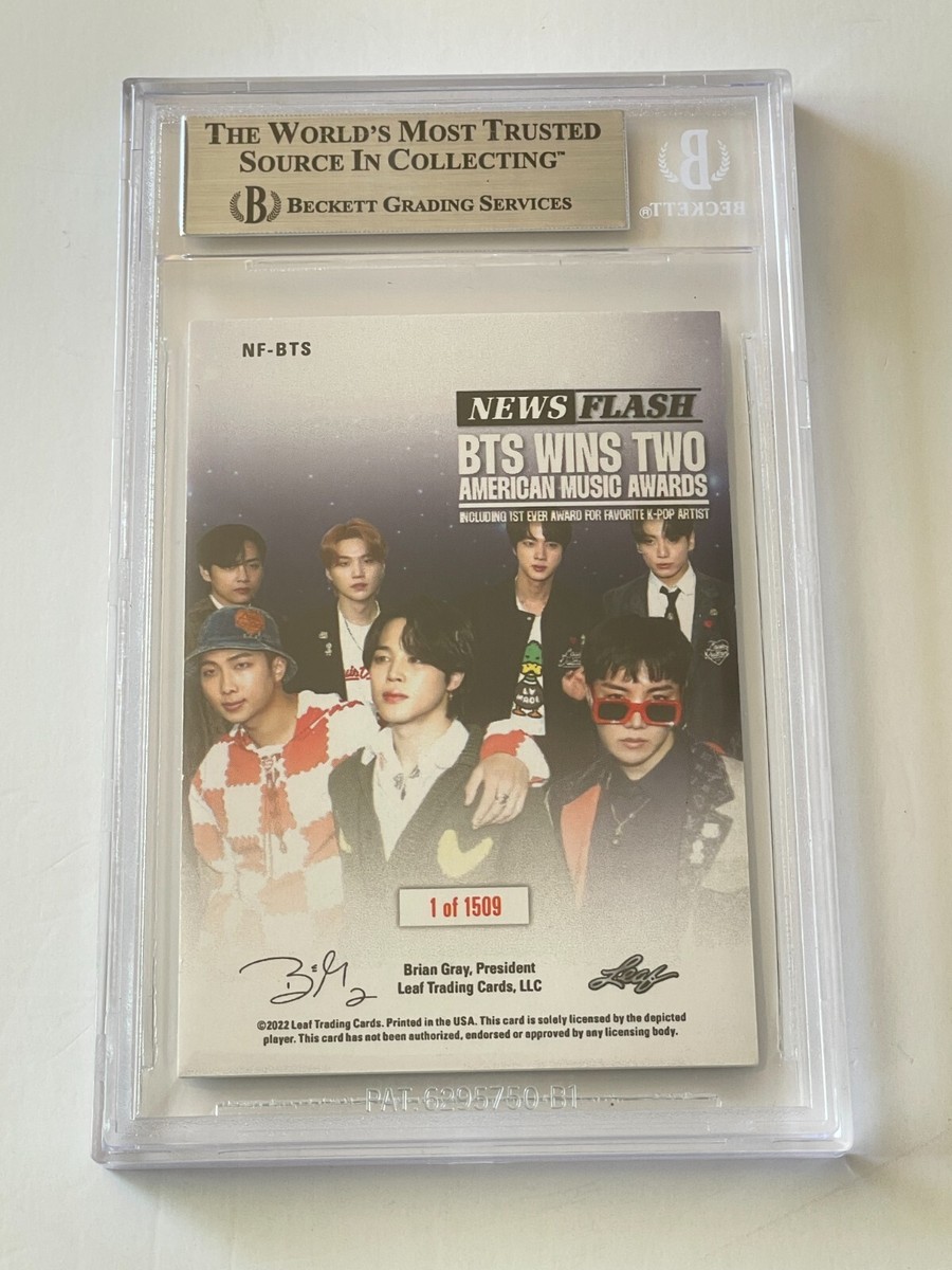2022 Leaf News Flash BTS 방탄소년단 K-Pop 11/21 Ltd Ed Print Run