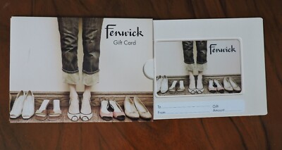 FENWICK UK GESCHENKKARTE MIT ORDNER. KEIN WERT. SAMMLERSTÜCK KONVOLUT 9