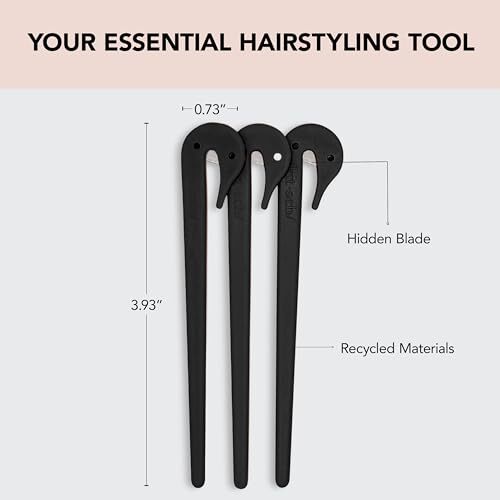 3Pcs Elastische Rubber Haarbanden Remover Cutter, Pony Pick Voor Snijden Pony Rubber Haarbanden Pijn Gratis Paardenstaart Remover Tool