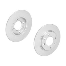 f.becker Bremsscheiben Voll Hinten Rechts Links für CITROEN ZX PEUGEOT 306 Saxo 