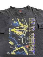 90s Vintage Single Stitch Fashion Victim M.D. Geist Anime Tee Shirt L