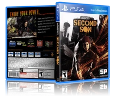 Infamous Second Son - Replacement PS4 Cover and Case. NO GAME!!