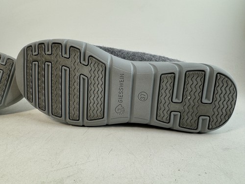 GIESSWEIN scarpe da corsa donna grigio lana merino runner, taglia EU 37 USA 6 - Foto 8 di 13