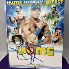 Official John Cena Autograph WWF WWE Wrestling Real Big 11x14 Authentic