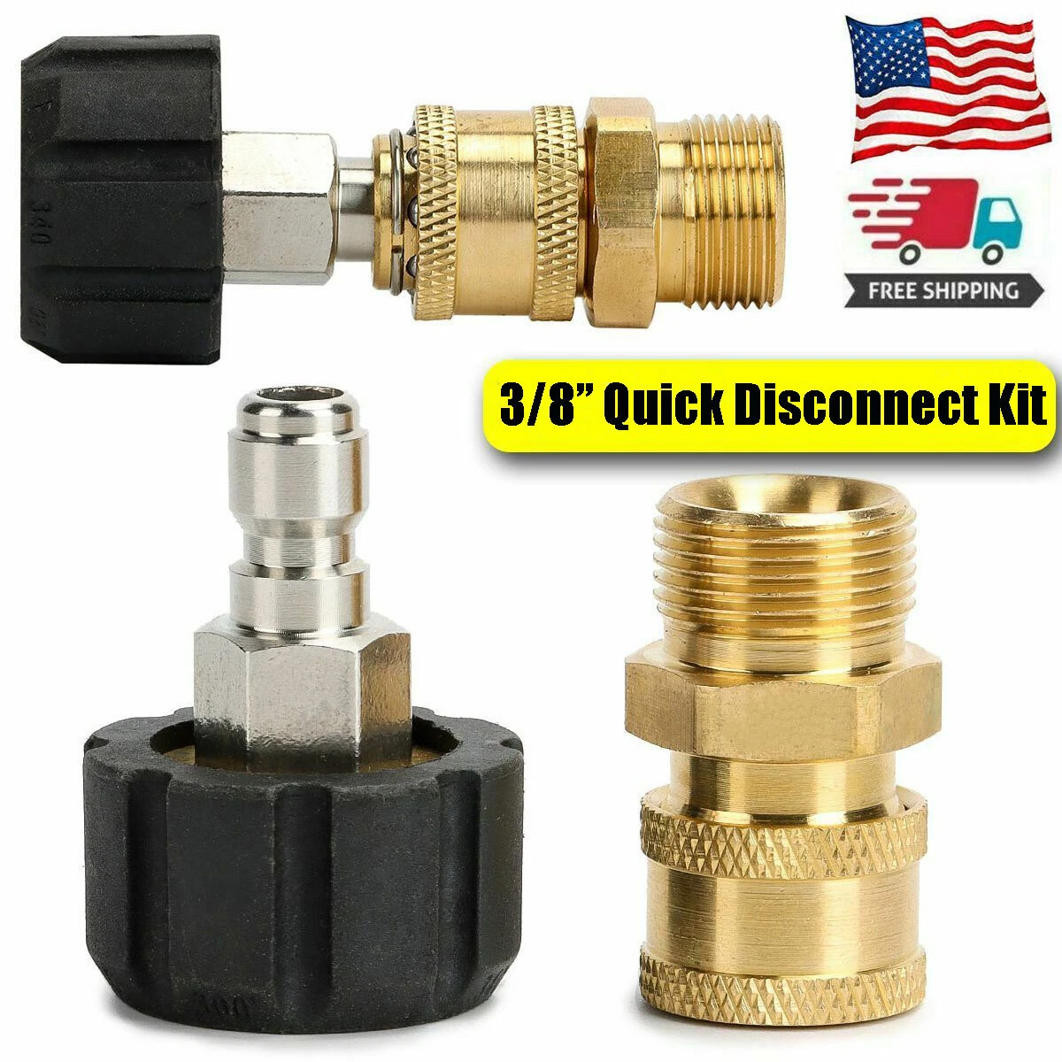 Power washer sale quick connect fittings
