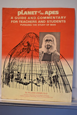 PLANET OF THE APES 1968 ORIGINAL 8x11-8 PAGE GUIDE & COMMENTARY FOR TEACHERS!