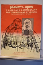 PLANET OF THE APES 1968 ORIGINAL 8x11-8 PAGE GUIDE & COMMENTARY FOR TEACHERS!