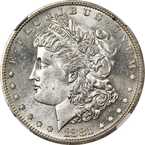 1881-S Morgan Silver Dollar NGC MS65 Nice Eye Appeal Strong Strike