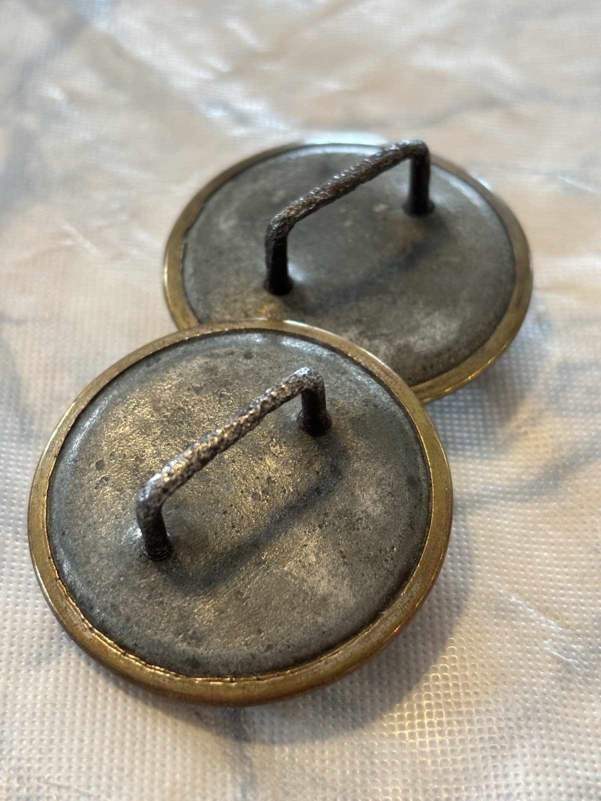 Antique Bridle Rosettes Horse heads Rare