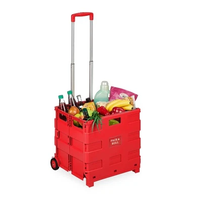 Carro de la compra carrito multiusos ligero 35 kg carrito de compras 2 ruedas - Imagen 1 de 2