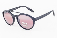 Serengeti LEANDRO 8593 Satin Black / Polarized Sedona BI Mirror Sunglasses 53mm