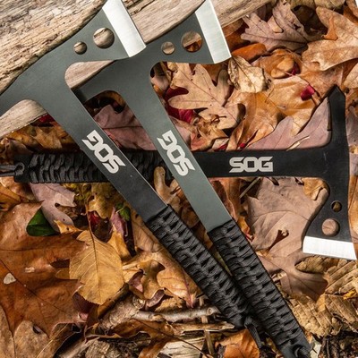 SOG Throwing Hawks, 3-er Pack Sport Wurf Axt, Beil Set