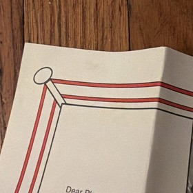 Mike Tyson's Punch-Out Nintendo NES Punchout Original Letter & Manual (writing)