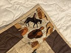 Horses & Pinwheels Handmade & Machine Quilted  60 X 79”-Quilt Design Horses Hats — photo 7