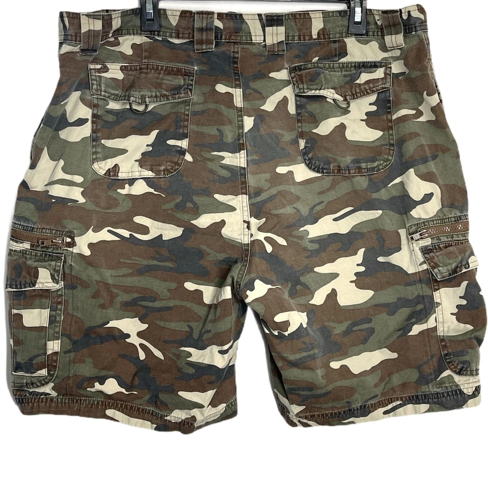 Шорты карго Great Northwest мужские размер 42 зеленый камуфляж повседневные 100% хлопок  - Изображение 2 из 4