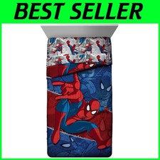 Twin Size Spiderman Reversible Comforter