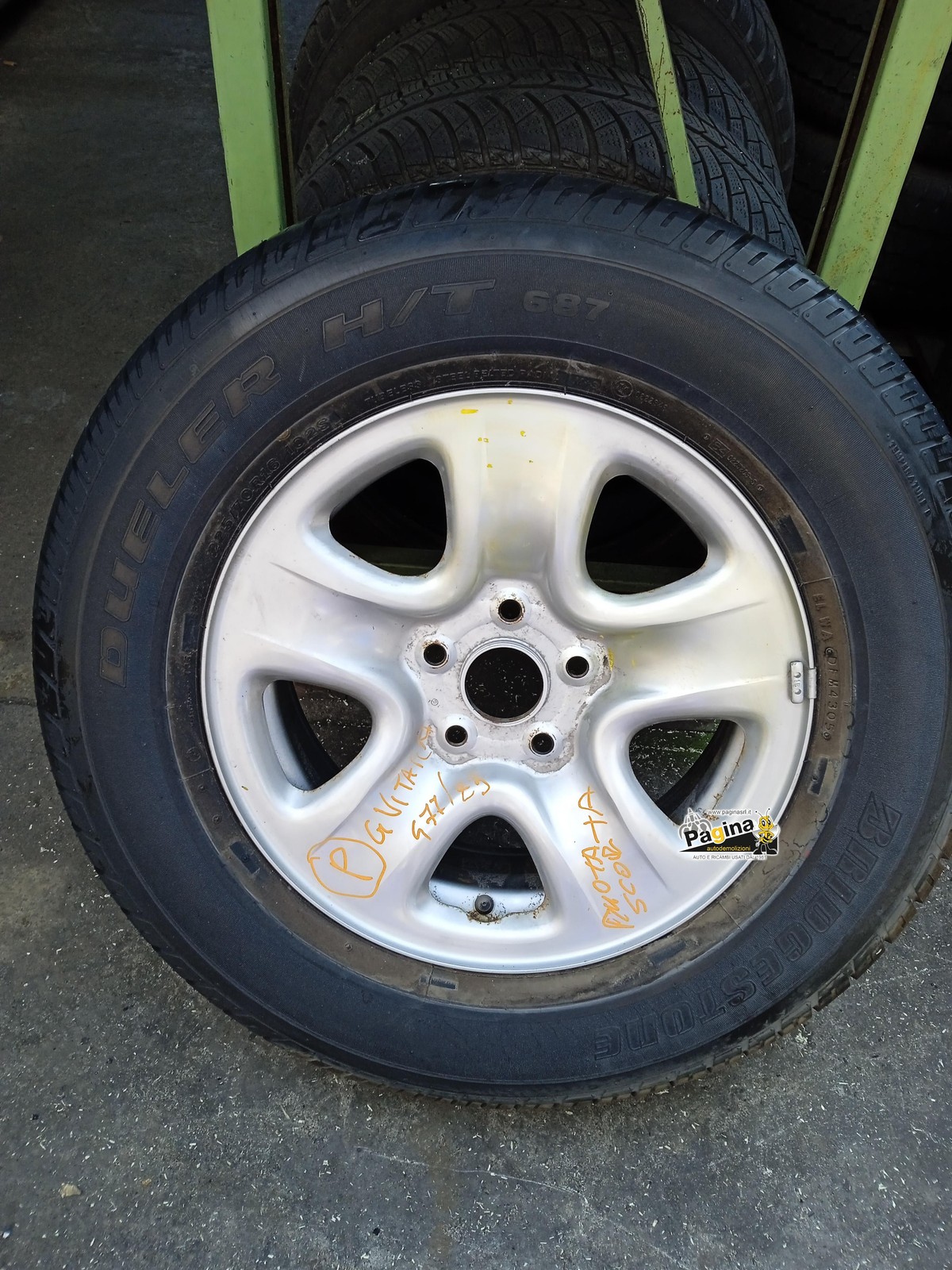 4320065850ZA8 Disco ruota post. in lega SX SUZUKI GRAND VITARA 2.0 16V Suv