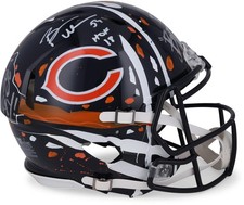 Brian Urlacher Bears Signed Authentic Helmet w/Insc - King Saladeen - LE #1/1