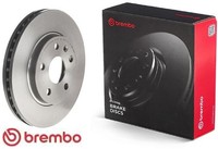 2X Bremsscheibe Brembo 09.A969.11 2 Bremsscheiben Vorderachse Vorne
