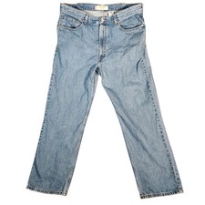 Levi's 550 Jeans Men's 40X30 Blue Relaxed Fit Light Wash Denim