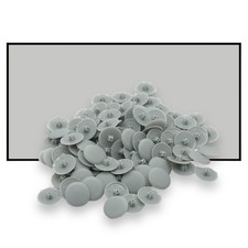 PZ2 Screw Caps Covers Pozi Head 12mm Push Fit Furniture Black White Brown Spax