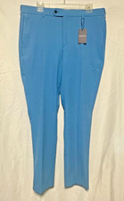 Peter Millar Crown Crafted Surge Pants Blue Tailored Fit 35x32 MF24XB00FB New