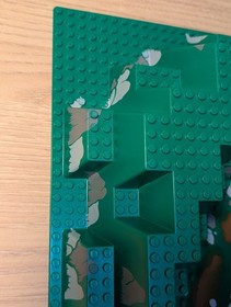 Base Plate ONLY - 1996 LEGO Dark Forest Fortress Set #6079