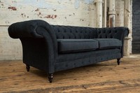 Klassische Chesterfield Polster Sofa Couch 3 Sitzer Sofas Couchen Luxus Klasse
