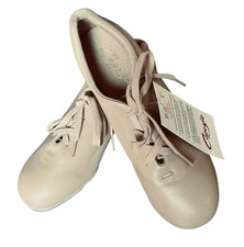 CAPEZIO TELETONE II OXFORD TAN TAP SHOES  RAYOW SYSTEM  9 W  NEW W TAGS