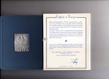 BRINDISI REMO MULTIPLO IN METALLO ARGENTATO.