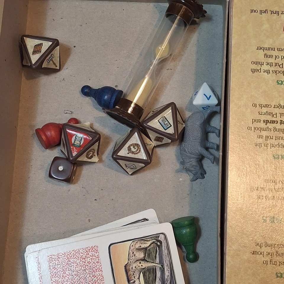 Jumanji Board Game Milton Bradley 2-4 Players Ages 8+ Robin Williams Movie 1995 - Image 4 of 4