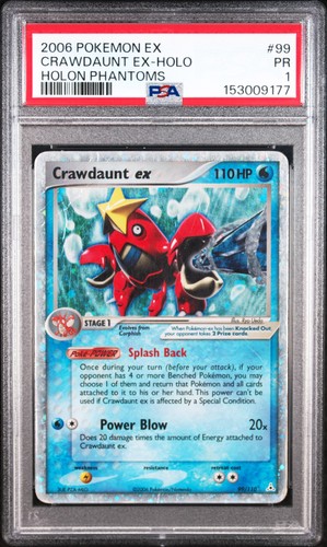 Crawdaunt ex graded PSA 1 for sale on eBay