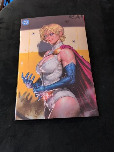 JUSTICE LEAGUE UNLIMITED #11 FOIL KYUYONG EOM POWER GIRL EXCLUSIVE 1