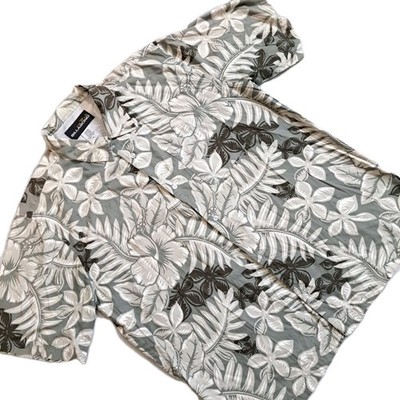 Billabong Men's Hawaiian Shirt L Tropical Surf Skate Resortwear