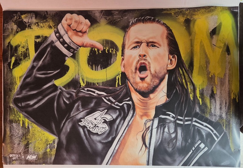 Adam Cole - Bay Bay "Boom" Limited Edition Poster #174/300 AEW/NXT/WWE/ROH