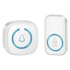 Wireless Doorbell Smart Waterproof Door Bell 984FT Remote 60 Melodies US Plug