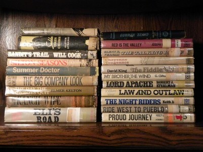 Lot Of 20 Double D Western & Doubleday Books - Hardcover Ex Library Dust Jacket