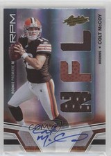 2010 Absolute Memorabilia Rookie Premiere Materials 198/299 Colt McCoy Auto i5f