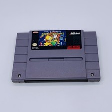 The Simpsons: Bart's Nightmare Nintendo SNES, 1992 - Authentic Cart Only Tested