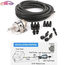 LS Conversion Fuel Injection Line Fitting Adapter Kit EFI FI + Filter Regulator