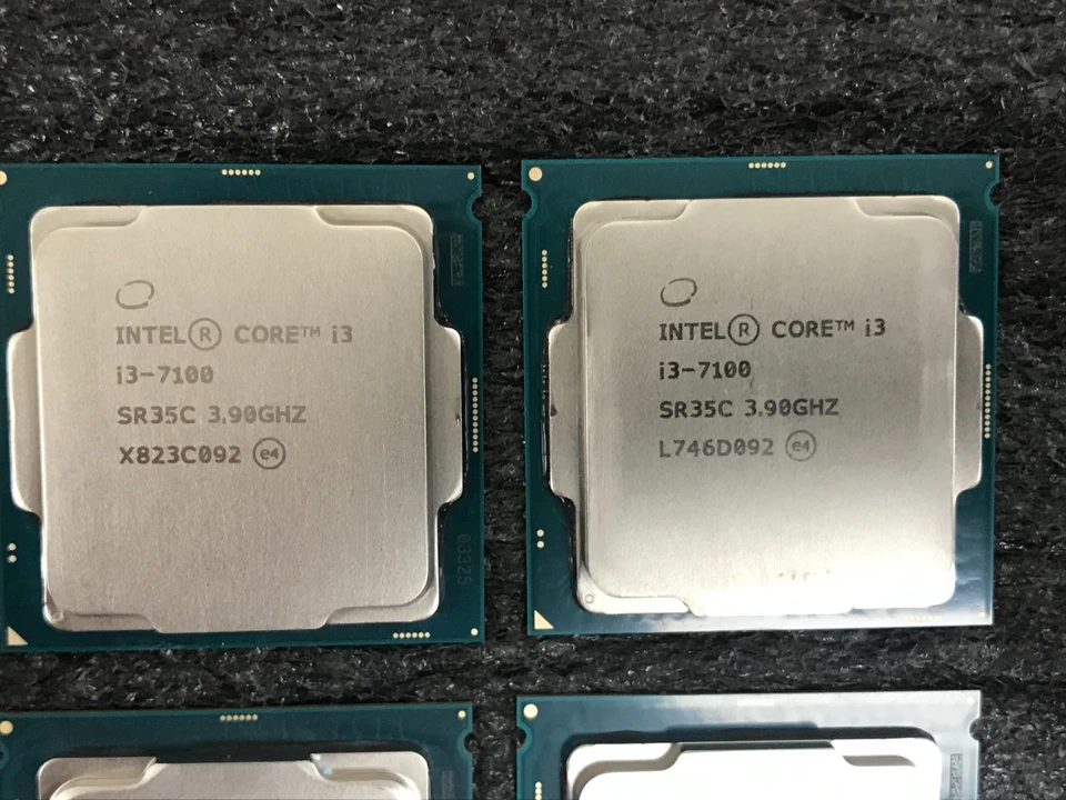 (Lot of 4) Intel Core i3-7100 3.90GHz Dual-Core CPU SR35C LGA1151 - C1231 - Image 2 of 4