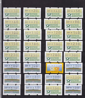 Schönes Lot Automatenbriefmarken Bund postfrisch
